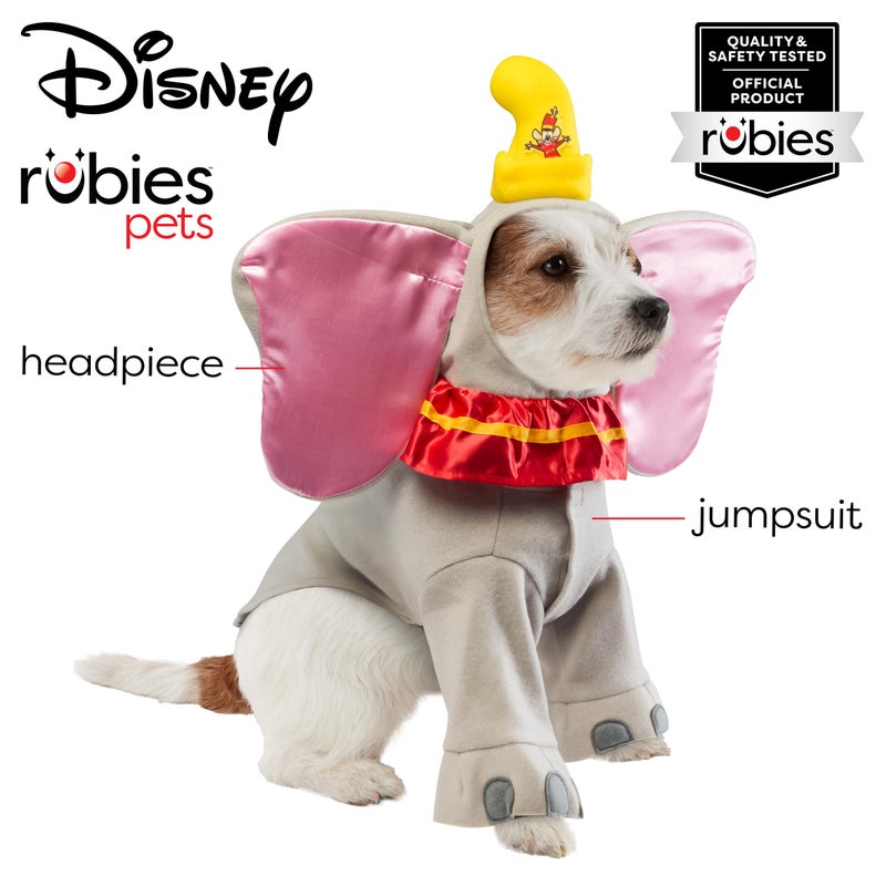 Rubies Disney: Dumbo Costume for For Dogs or Cats by Rubies, XL - Image 2